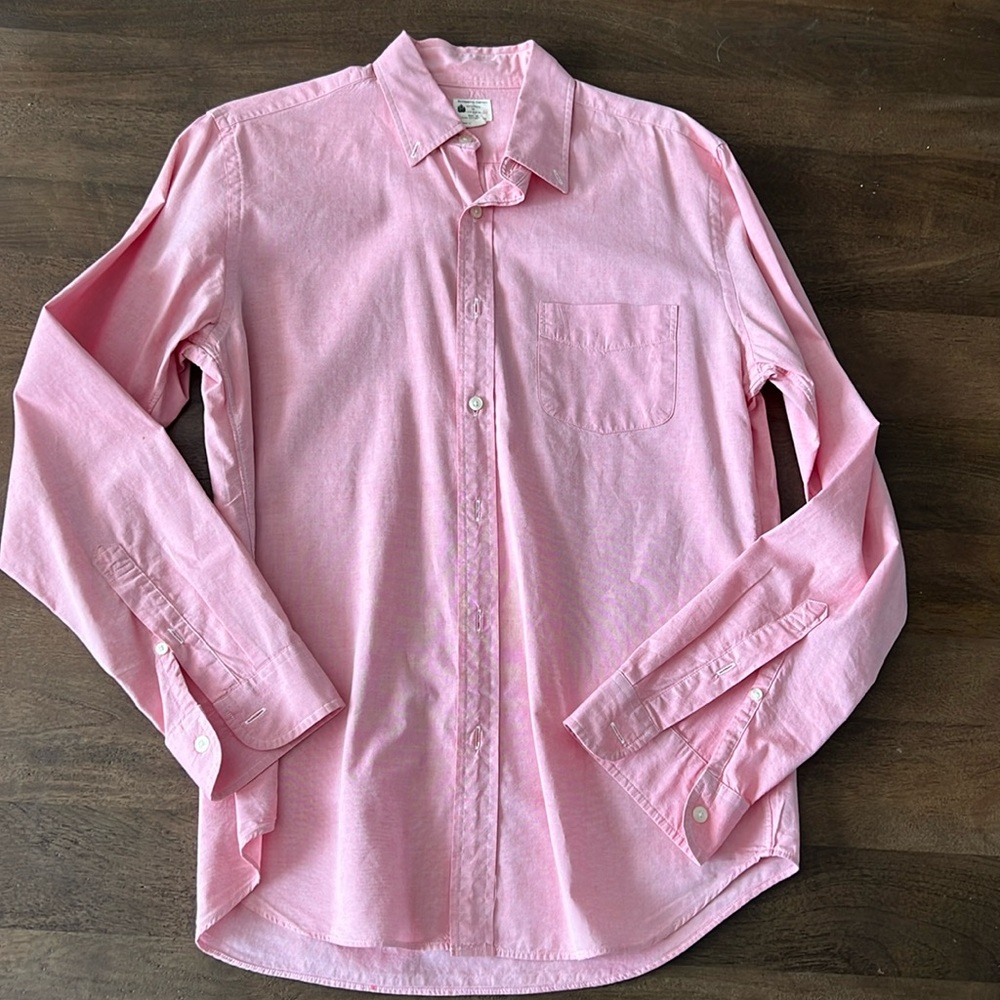 NWOT J Crew Oxford button down, M, Pink